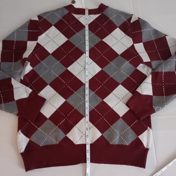 Grace Karin Argyle Button Down Cardigan Sweater Women’s Size XL NWT Grandpa - Picture 13 of 16